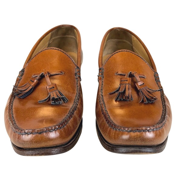 Allen Edmonds Coventry Tassel Loafers Mens 10.5 C Brown‎ Leather Dress Shoes main image 8